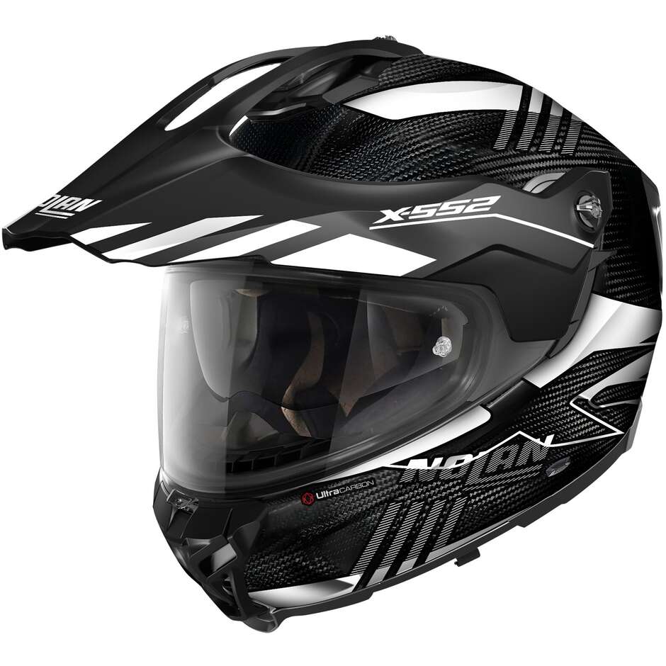 Nolan X-552 ULTRA WINGSUIT 025 White Black Matt Adventure Full Face Motorcycle Helmet