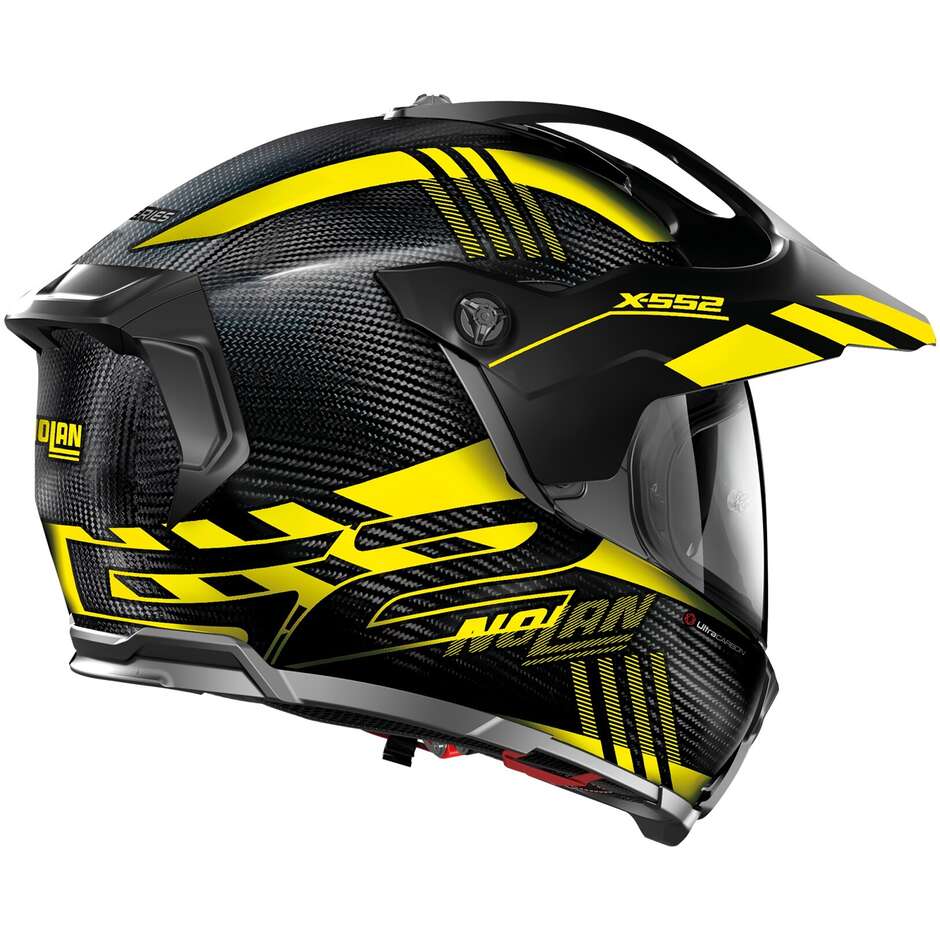 Nolan X-552 ULTRA WINGSUIT 026 Yellow Black Matt Adventure Full Face Motorcycle Helmet