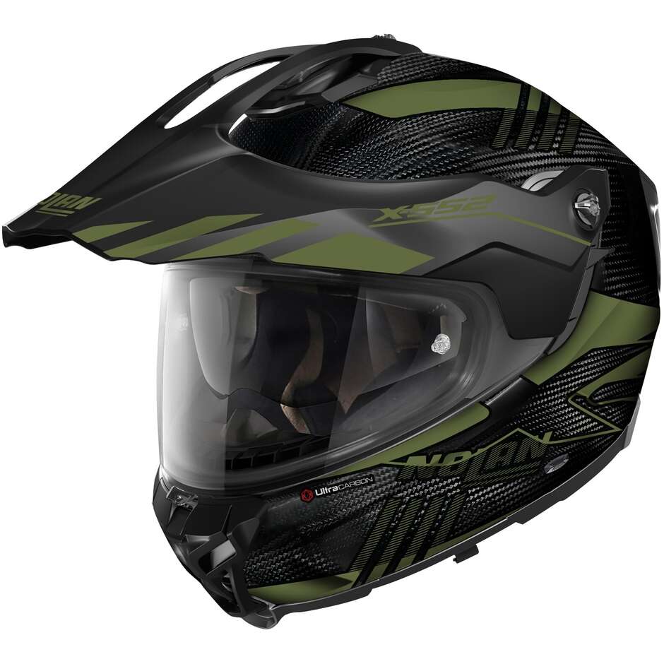 Nolan X-552 ULTRA WINGSUIT 027 Dark Green Matt Adventure Full Face Motorcycle Helmet