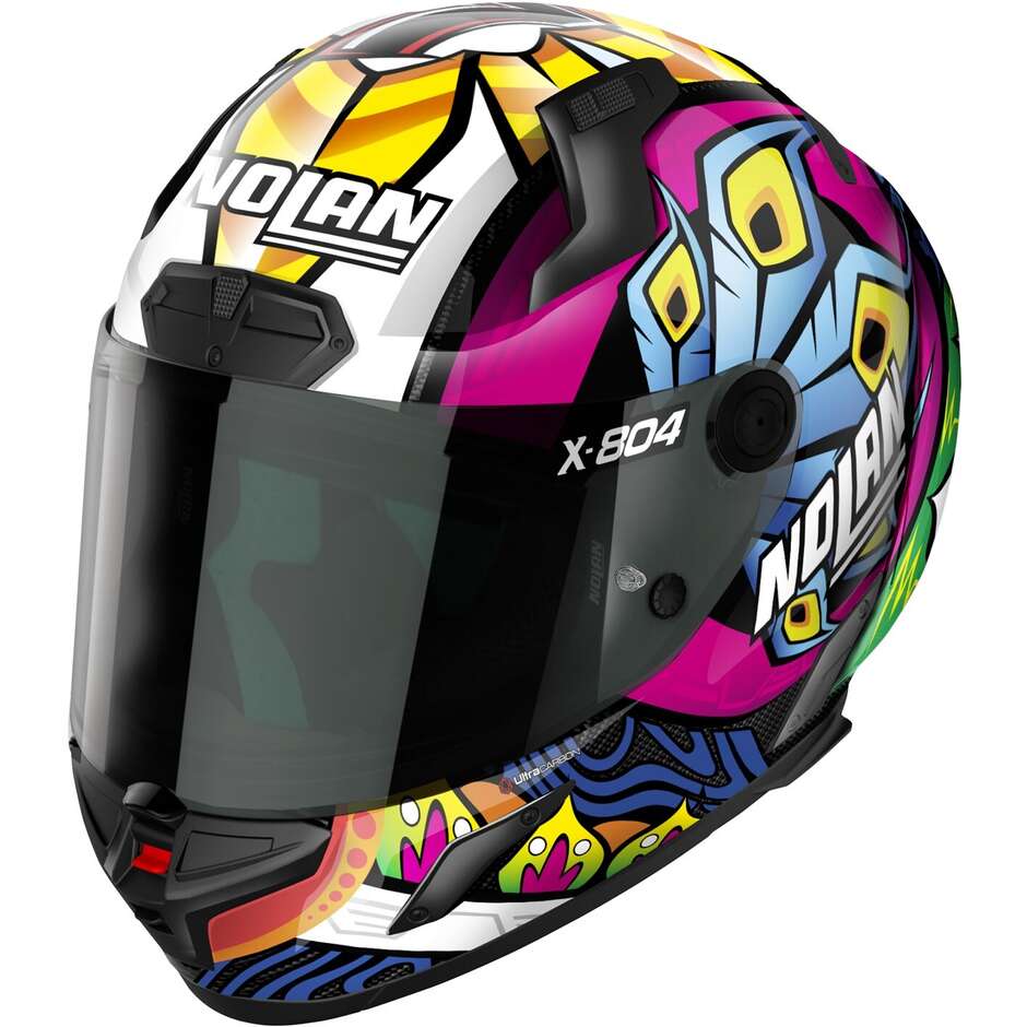 Nolan X-804 RS UC DAVIES 027 Multicolor Integral Motorcycle Helmet