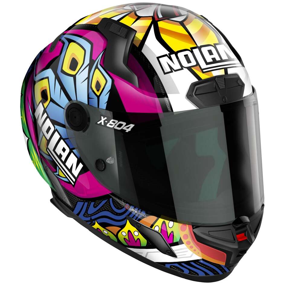Nolan X-804 RS UC DAVIES 027 Multicolor Integral Motorcycle Helmet