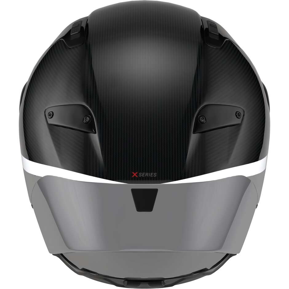 Nolan X-804 RS UC DOC 358 Integralhelm für Motorradfahrer, glänzend, Grau Carbon
