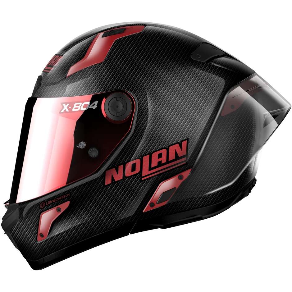 Nolan X-804 RS UC IRIDIUM EDITION 005 Integral Motorcycle Helmet Red