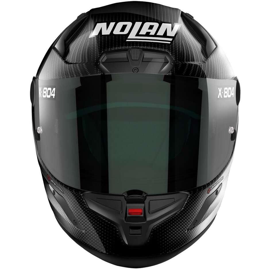 Nolan X-804 RS UC PURO 001 Glossy Full Face Motorcycle Helmet