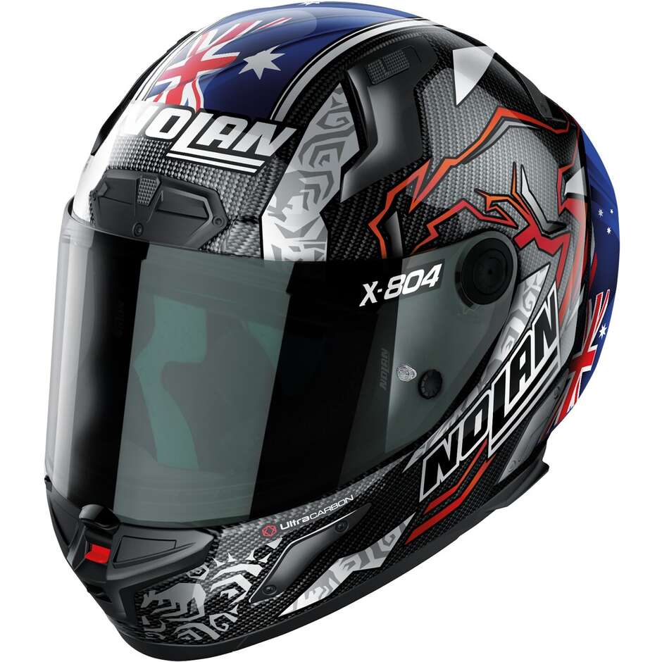 Nolan X-804 RS UC REPLICA STONER 10TH ANNIVERSARY 026 Integral Motorcycle Helmet