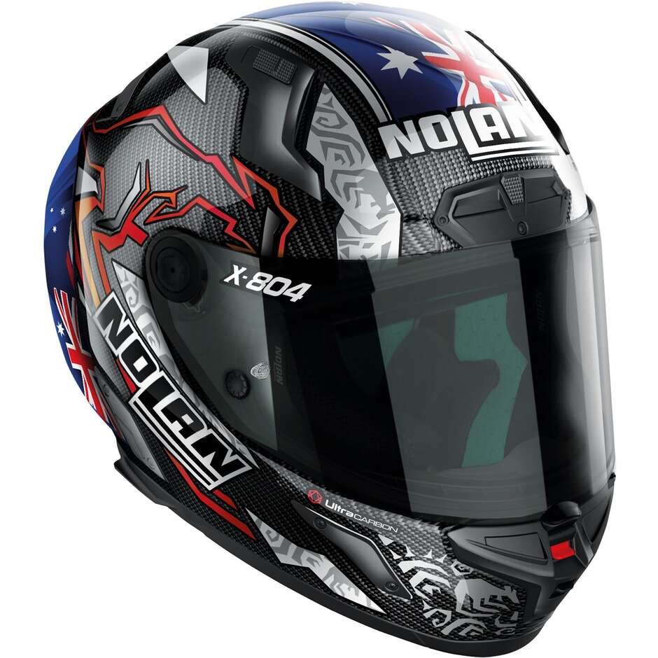 Nolan X-804 RS UC REPLICA STONER 10TH ANNIVERSARY 026 Integral Motorcycle Helmet