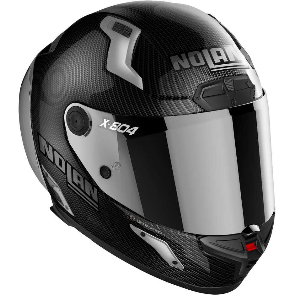 Nolan X-804 RS UC SILVER EDITION 004 Silver Integral Motorcycle Helmet