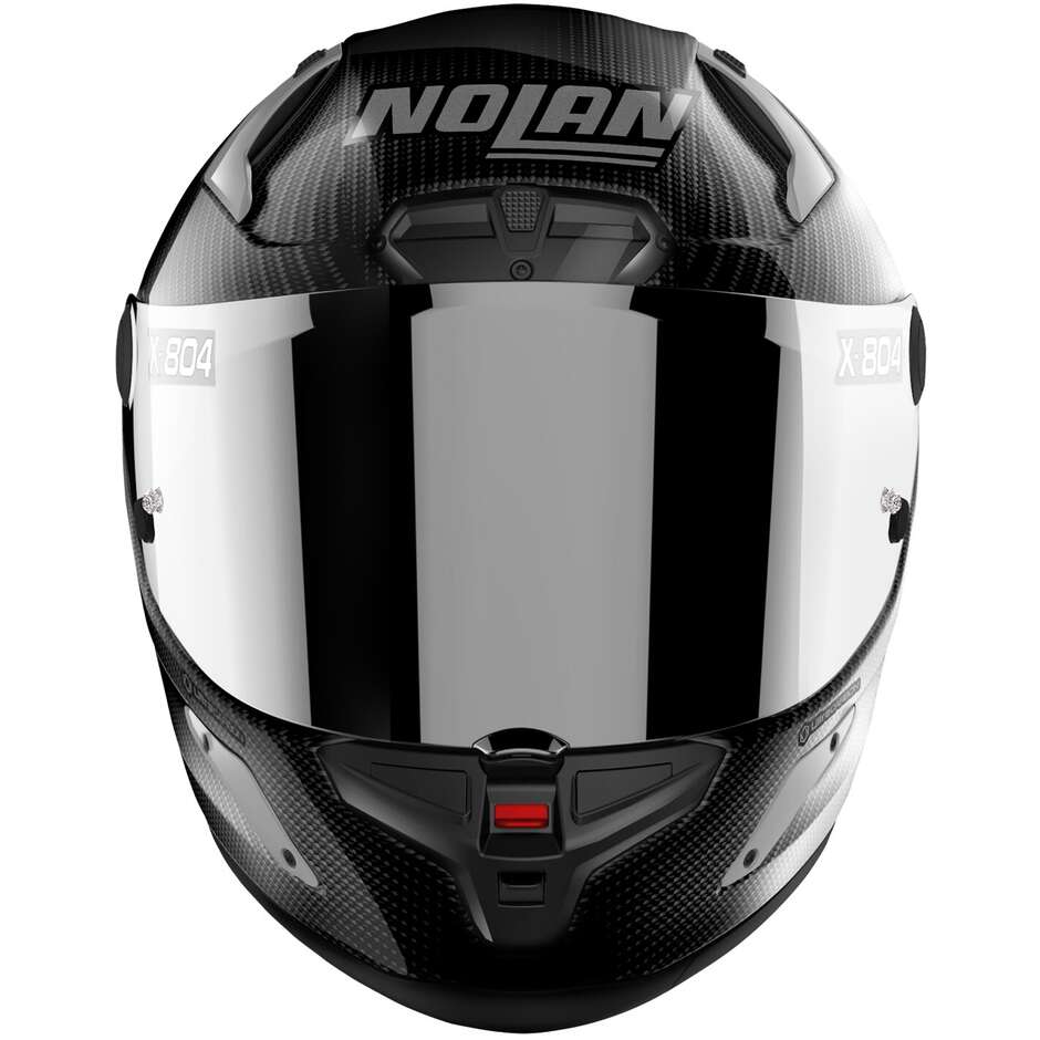 Nolan X-804 RS UC SILVER EDITION 004 Silver Integral Motorcycle Helmet