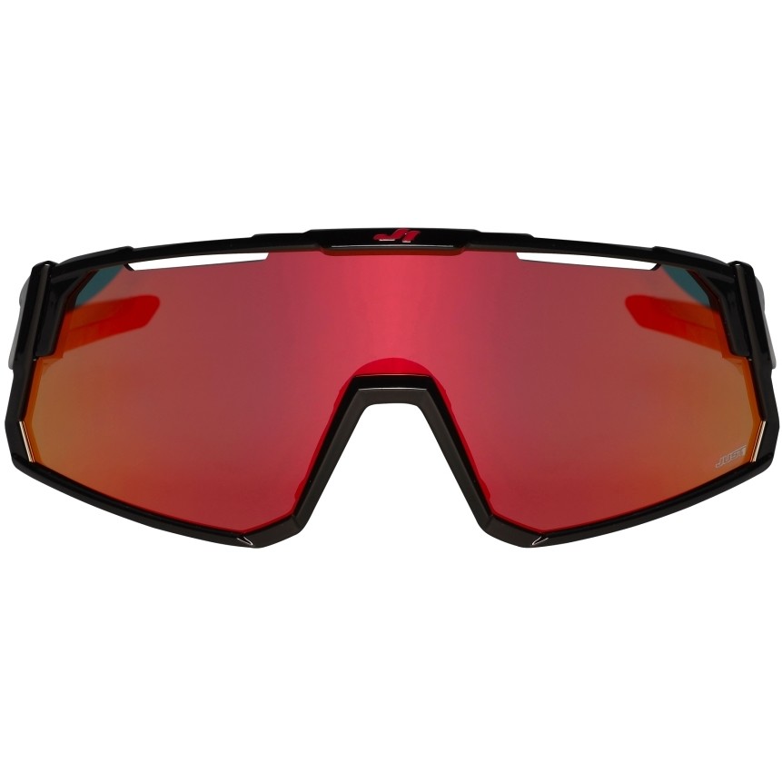 Nur 1 SNIPER Black Red Sonnenbrille mit roter Spiegellinse