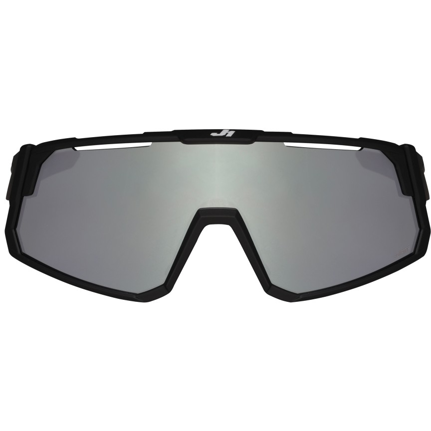 Nur 1 SNIPER Sportfahrradbrille Schwarz Dunkelgraues Spiegelobjektiv