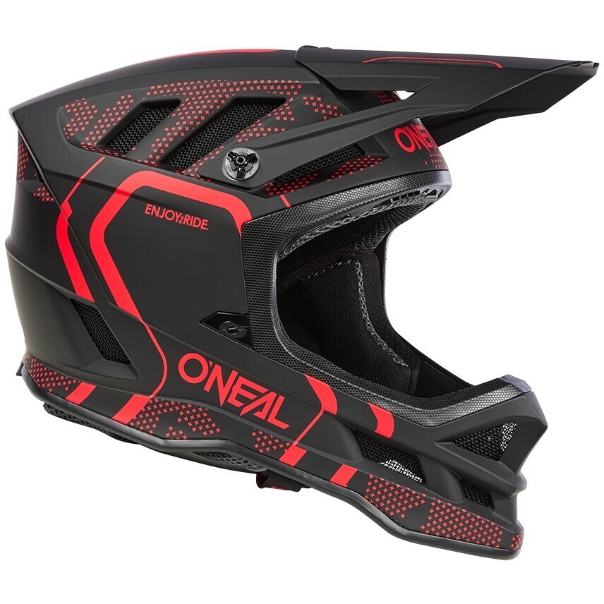 O Neal Blade Polyacrylite STRIKE Bike Helmet Black Red