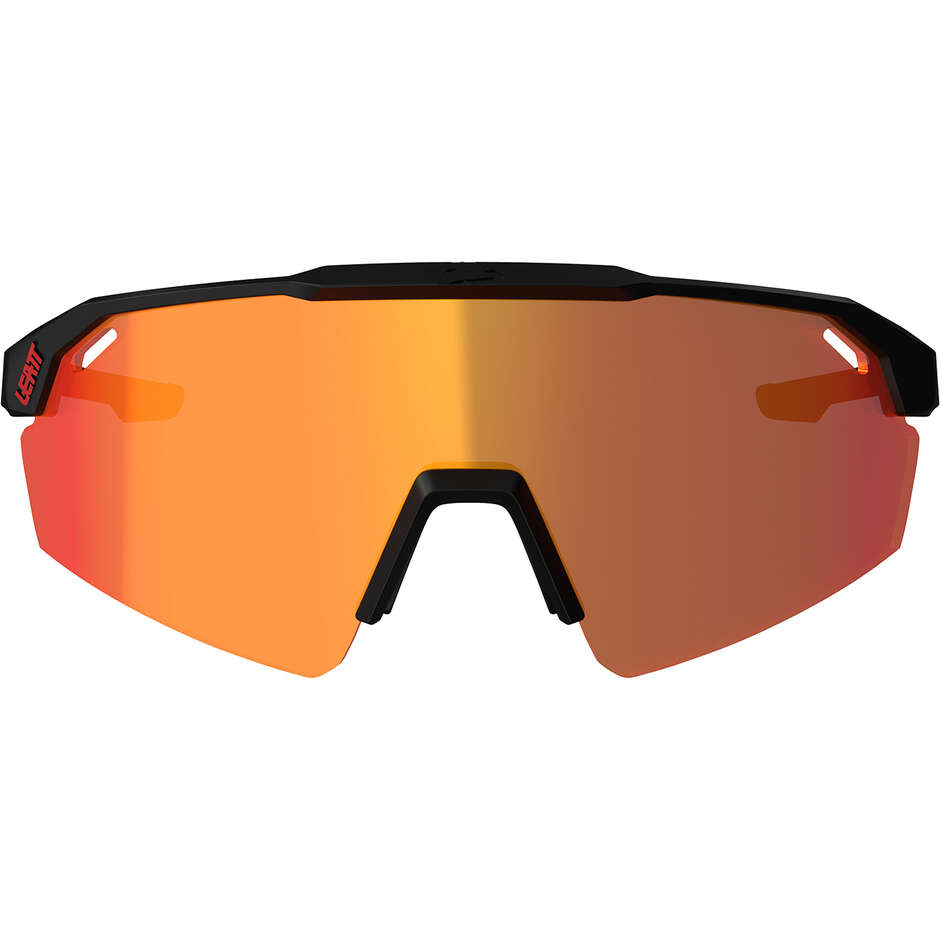 Occhiali da sole Leatt SpeedViz Lite Iriz Cryztal Medium-Large Nero Satinato (Iriz Cryztal Rosso 13%)