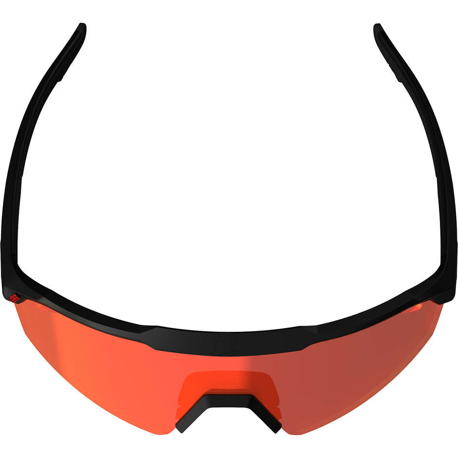 Occhiali da sole Leatt SpeedViz Lite Iriz Cryztal Medium-Large Nero Satinato (Iriz Cryztal Rosso 13%)