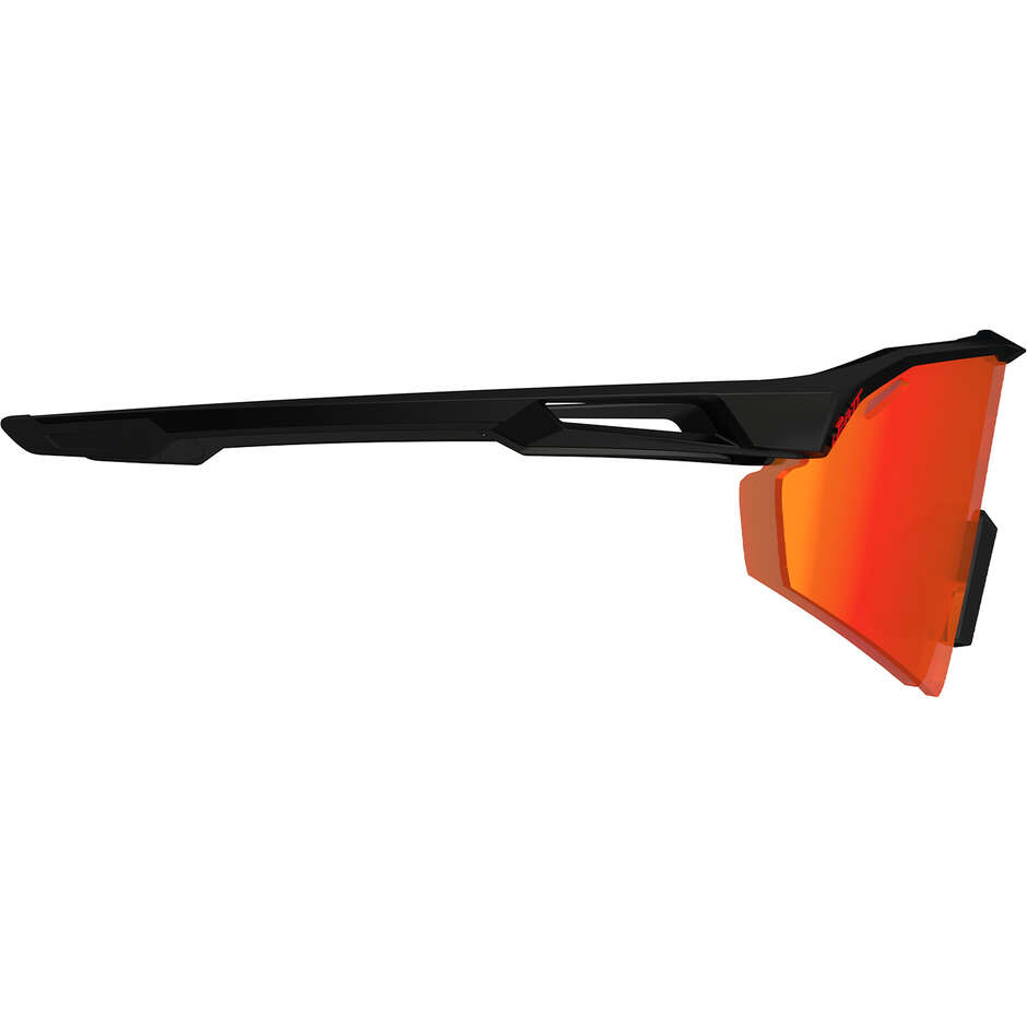 Occhiali da sole Leatt SpeedViz Lite Iriz Cryztal Medium-Large Nero Satinato (Iriz Cryztal Rosso 13%)