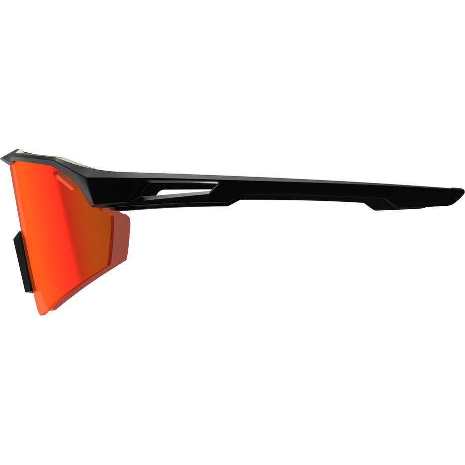 Occhiali da sole Leatt SpeedViz Lite Iriz Cryztal Medium-Large Nero Satinato (Iriz Cryztal Rosso 13%)