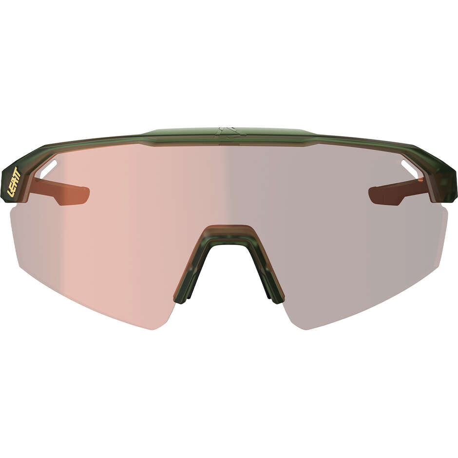 Occhiali da sole Leatt SpeedViz Lite Iriz Medium-Large Verde Satinato (Iriz Argento 30%)
