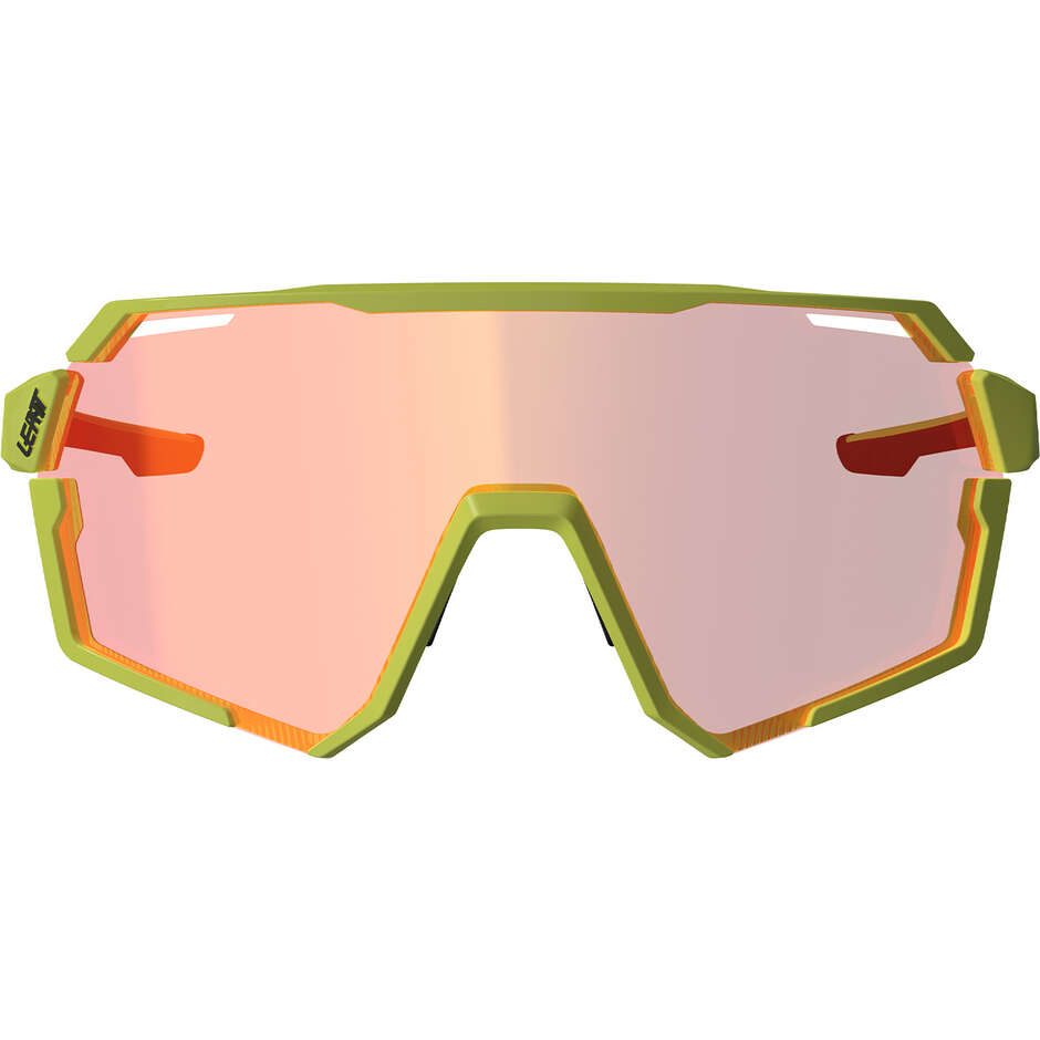 Occhiali Leatt RideViz Pro Iriz Cryztal Large Giallo Neon (Rosso 13%)