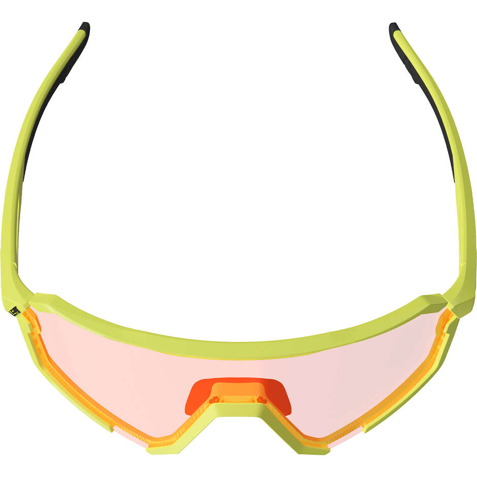Occhiali Leatt RideViz Pro Iriz Cryztal Small Giallo Neon (Rosso 13%)