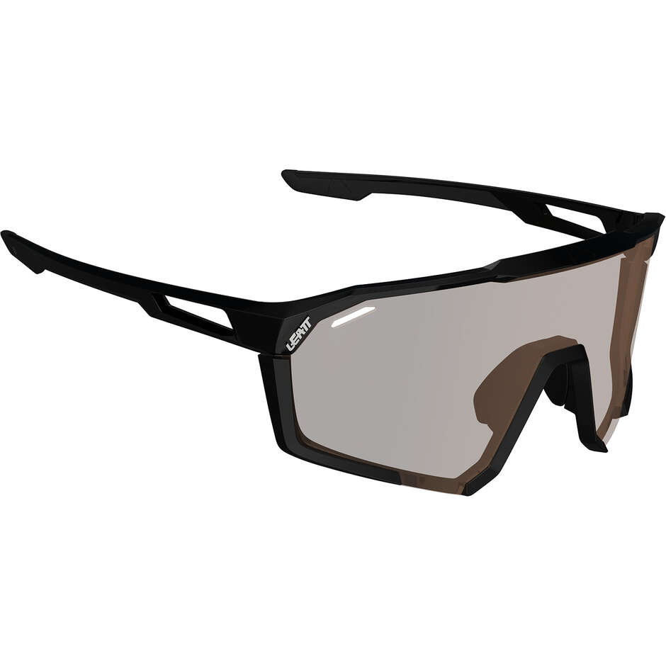 Occhiali Leatt SpeedViz Pro Iriz Medium-Large Nero Satinato (Argento 30%)