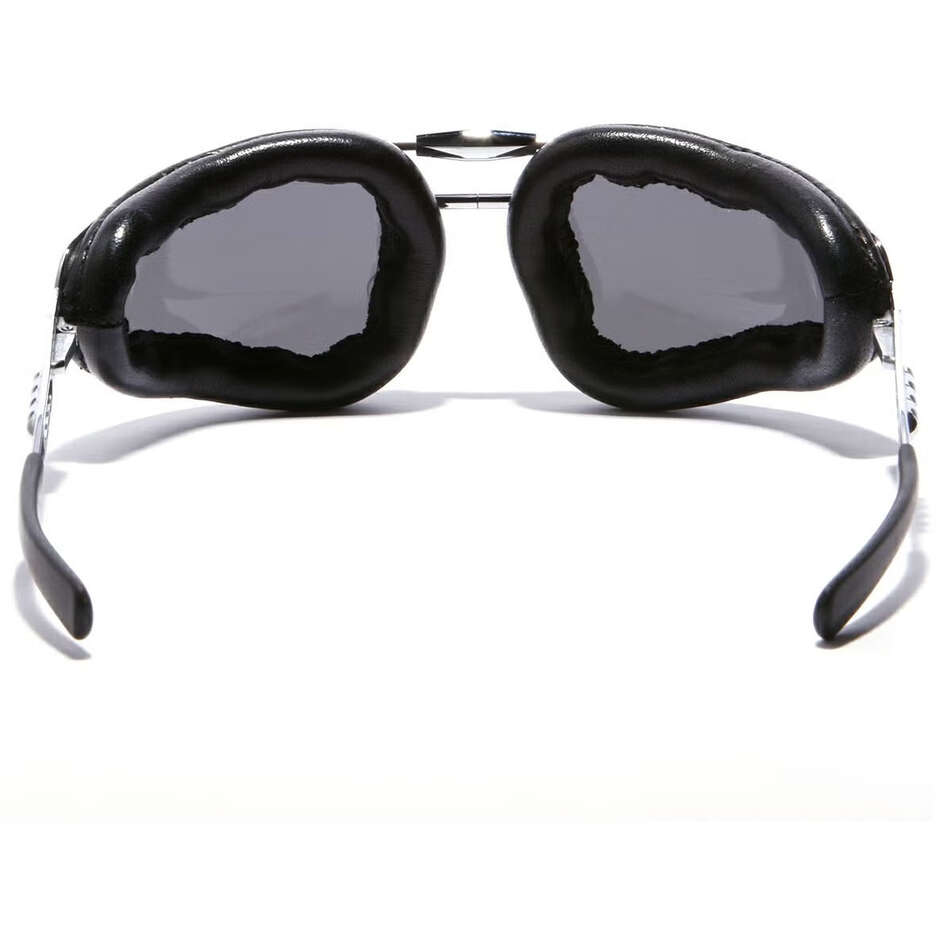 Occhiali Moto Baruffaldi EASY RIDER Neri - Lente Fumè + Gialla