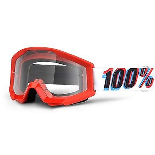  Occhiali Moto Cross Enduro Bambino 100% Strata Junior 3D