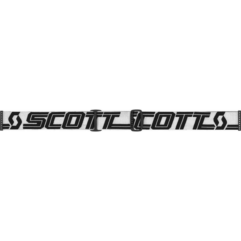 Occhiali Moto Cross Enduro Scott Primal Bianco Lente Chiara