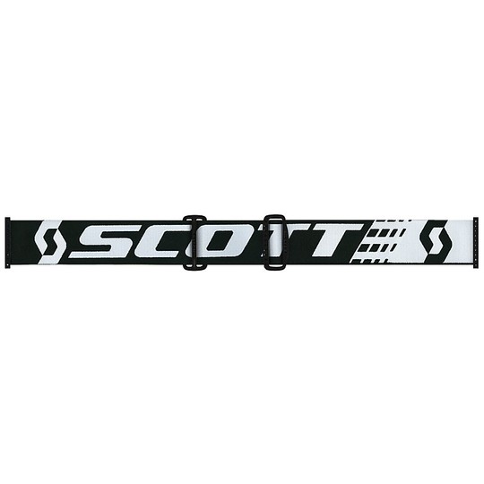 Occhiali Moto Cross Enduro Scott Prospect Nero Bianco Lente Verde + Lente Trasparente