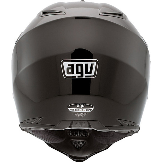 Off-road Motorcycle Helmet AGV AX-8 Dual Mono Ages Gloss Black