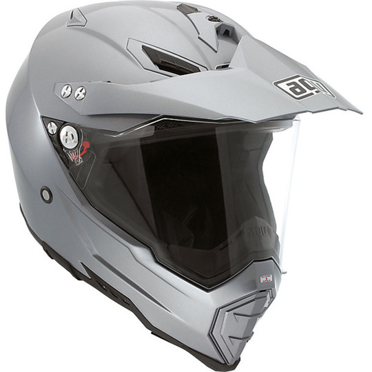 Off-road Motorcycle Helmet AGV AX-8 Dual Mono Evo Titanium