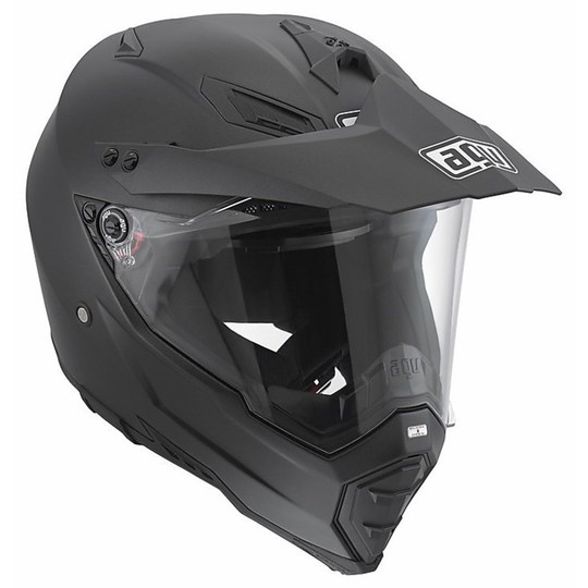 Off-road Motorcycle Helmet AGV AX-8 Dual Mono Matt Black Evo