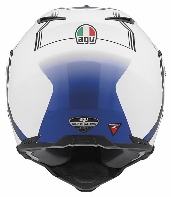 AGV - AX-8 EVO NAKED SOLID MOTORCYCLE FULL FACE HELMET 