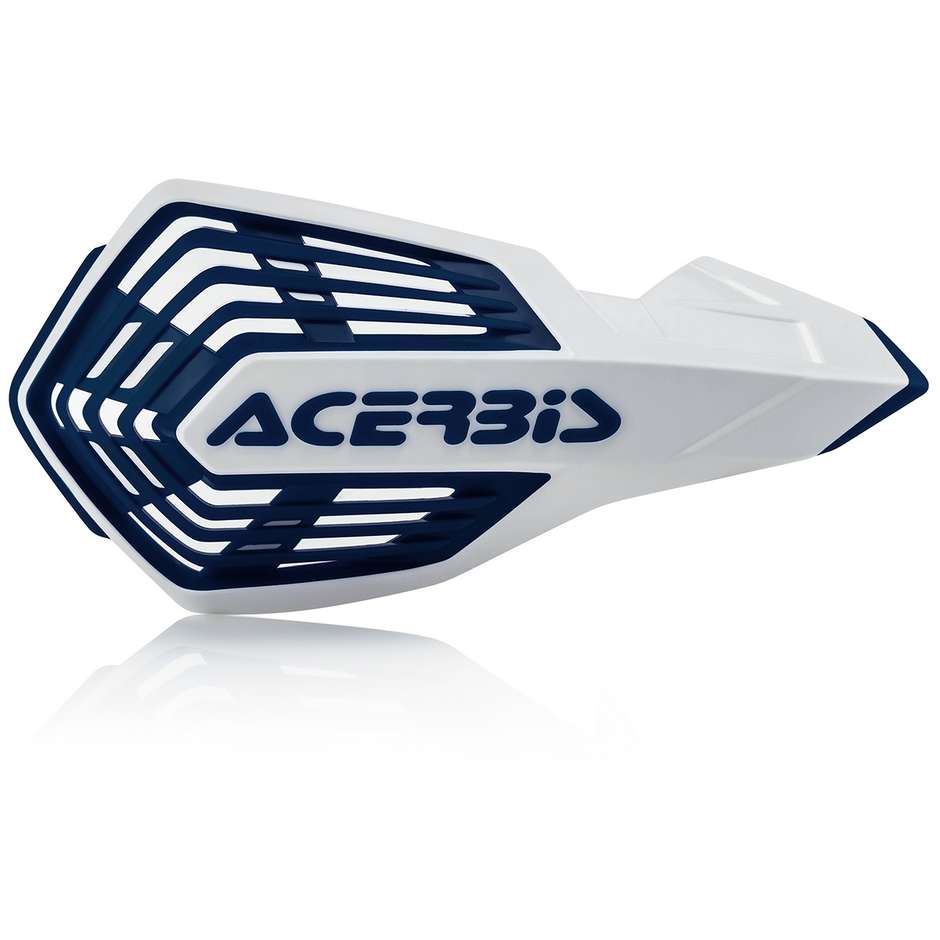 Offene Handschützer mit Acerbis X-FUTURE Weißblau Armband
