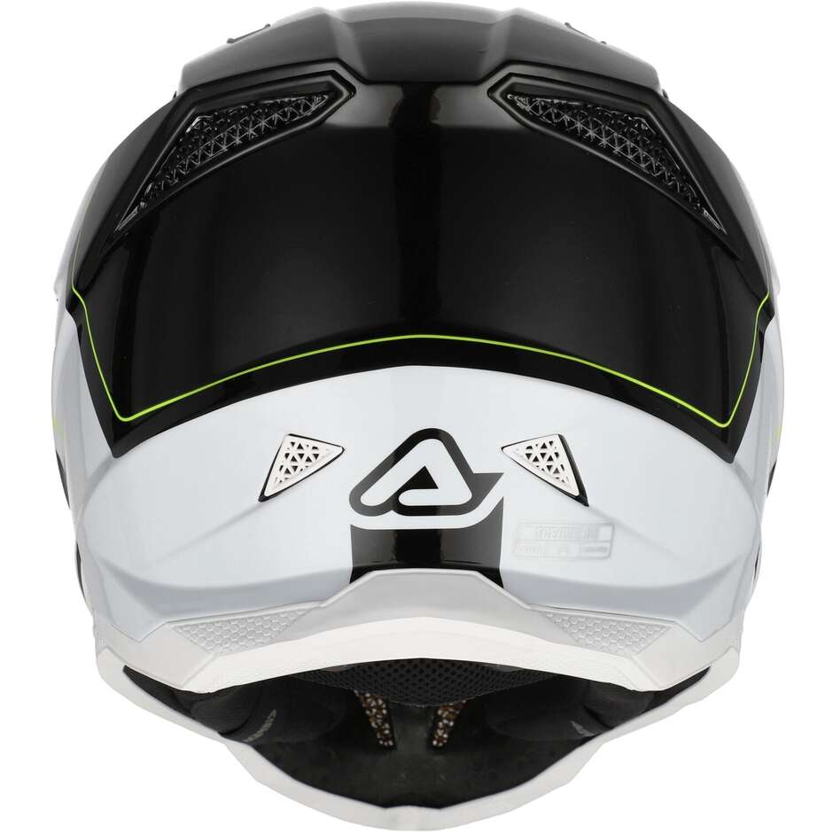 OFFROAD T711 Black White Cross Motorcycle Helmet