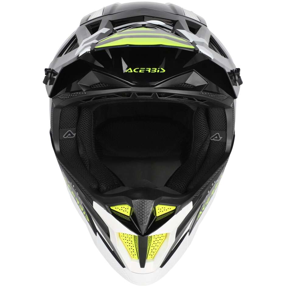 OFFROAD T711 Black White Cross Motorcycle Helmet