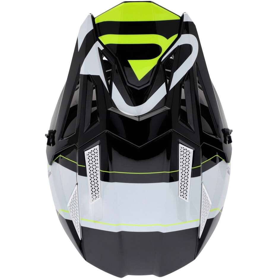 OFFROAD T711 Black White Cross Motorcycle Helmet
