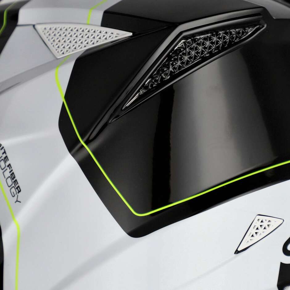 OFFROAD T711 Black White Cross Motorcycle Helmet