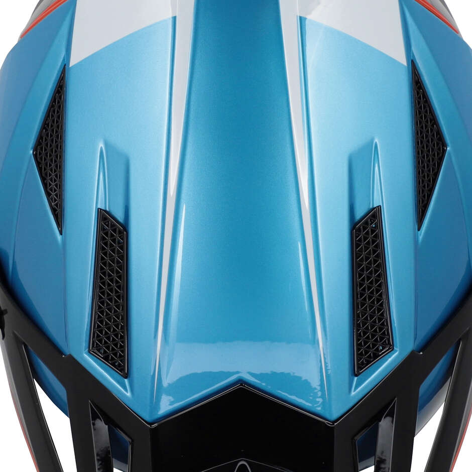OFFROAD T711 Cross Moto Helmet Blue White