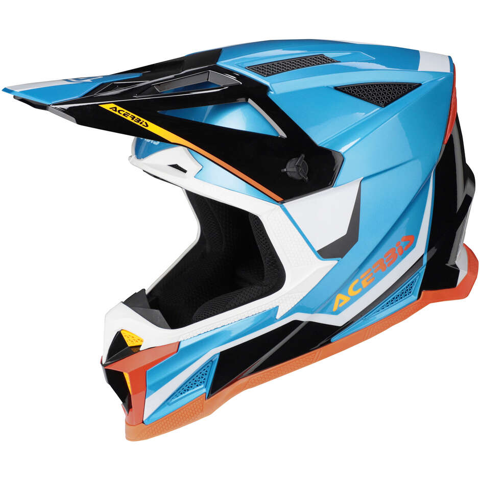 OFFROAD T711 Cross Moto Helmet Blue White