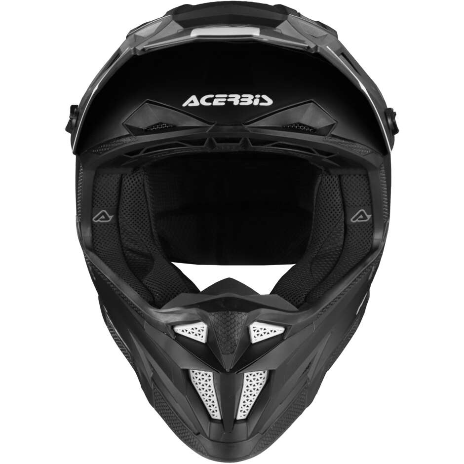 OFFROAD T711 Mattschwarzer Moto-Cross-Helm