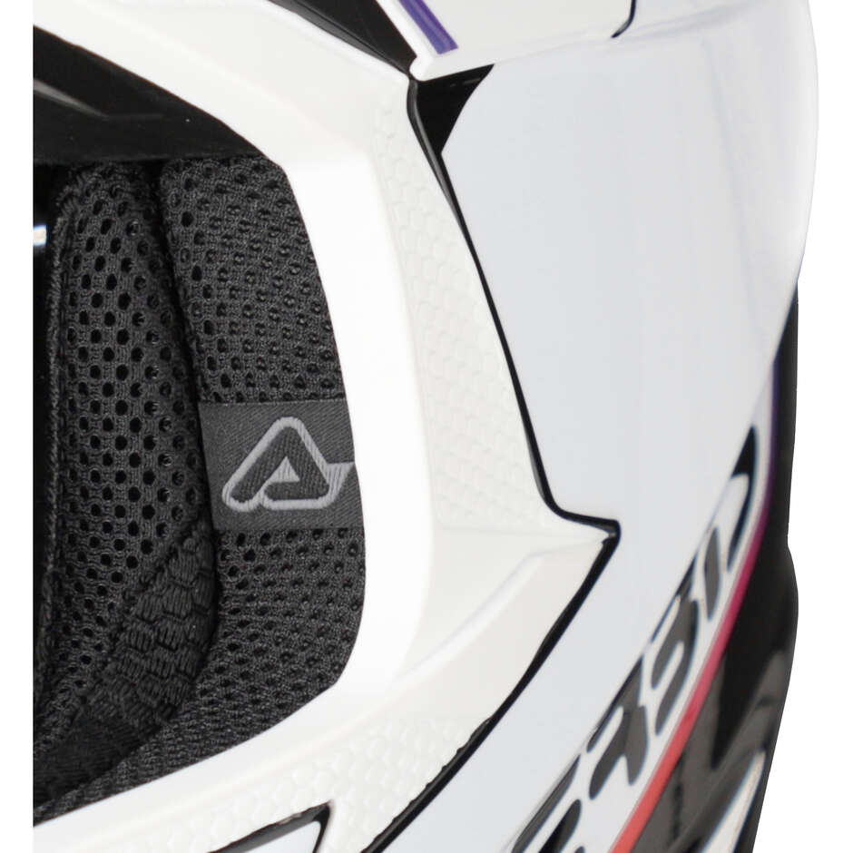 OFFROAD T711 White Black Cross Motorcycle Helmet