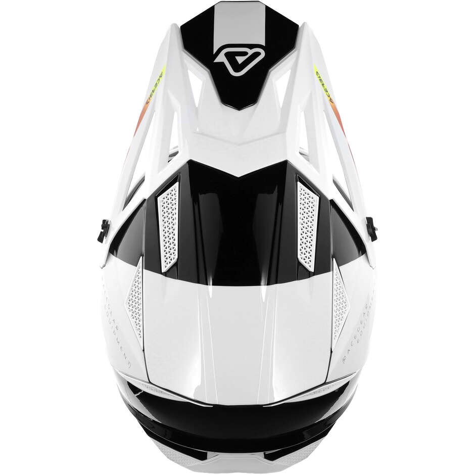 OFFROAD T711 White Black Cross Motorcycle Helmet