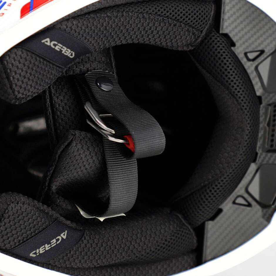 OFFROAD T711 White Red Blue Cross Motorcycle Helmet