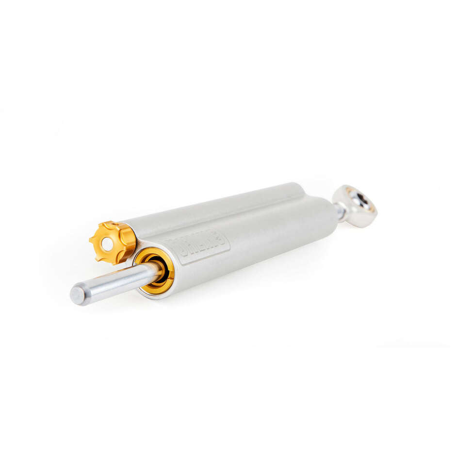 Ohlins Lenkungsdämpfer, 63 mm Hub, OH163 CNC Racing, Silber