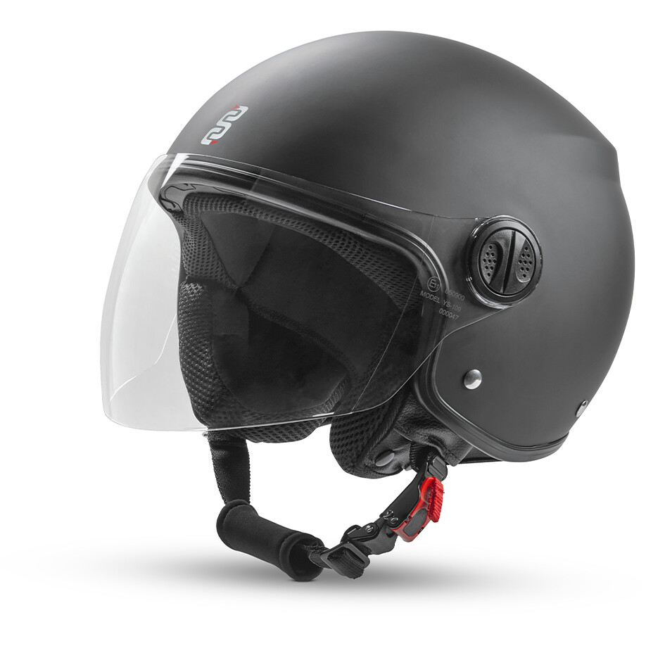 OJ ARIA Demi Jet Helmet Matt Black R22.06