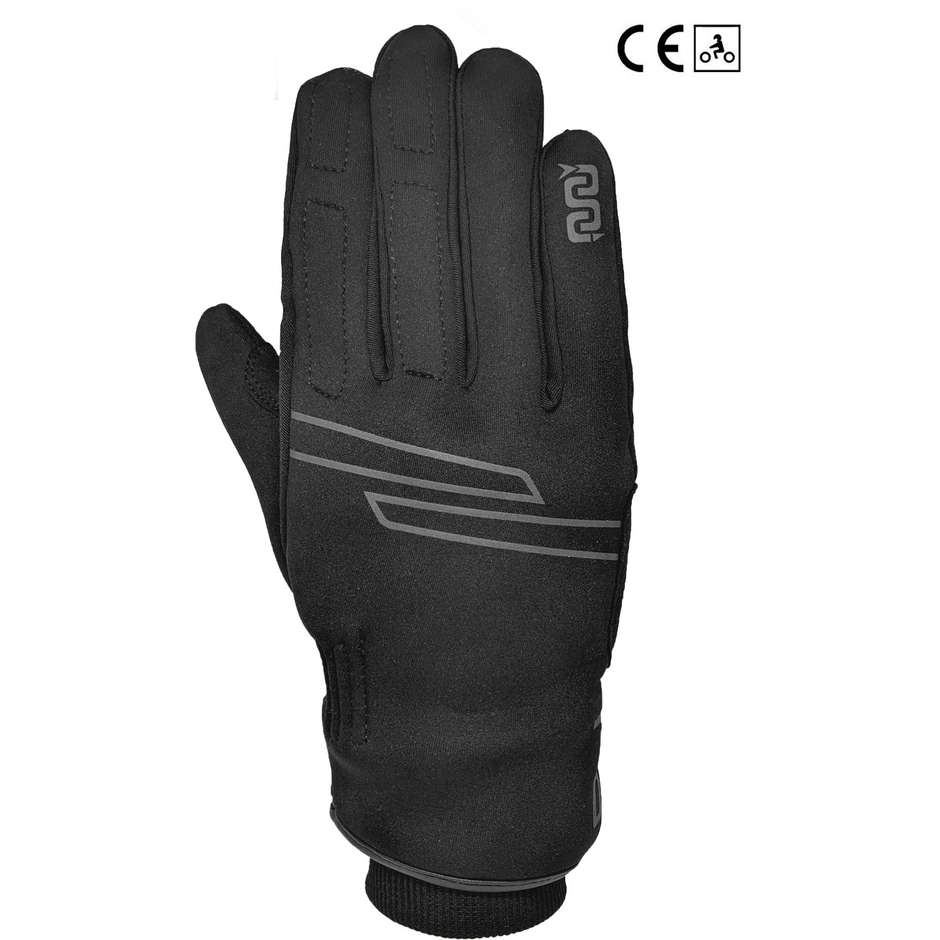 Oj Atmospheres CAPE Waterproof Motorcycle Gloves Black