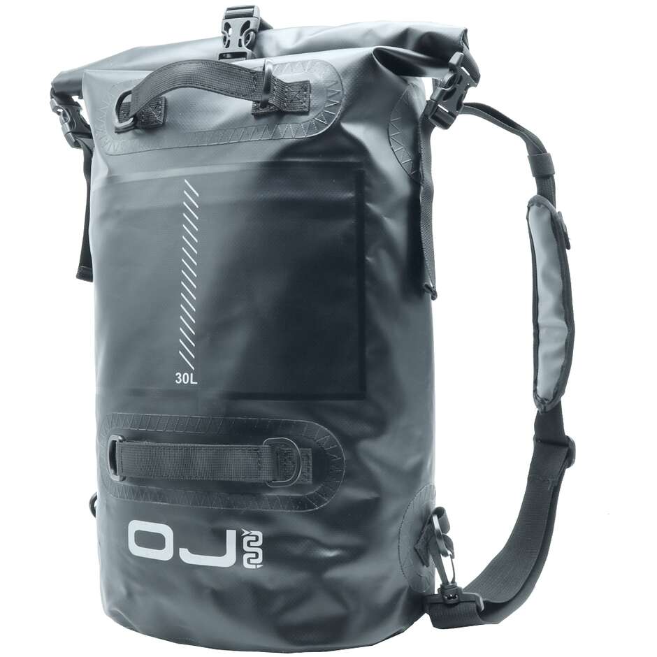 OJ DRY EXCURSION 30L Black Motorcycle Backpack