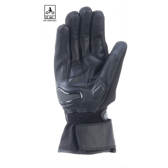 OJ EDGE Waterproof Motorcycle Gloves Black
