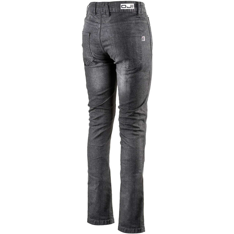 OJ JEANS DARKEN 2 LADY Jean moto femme noir