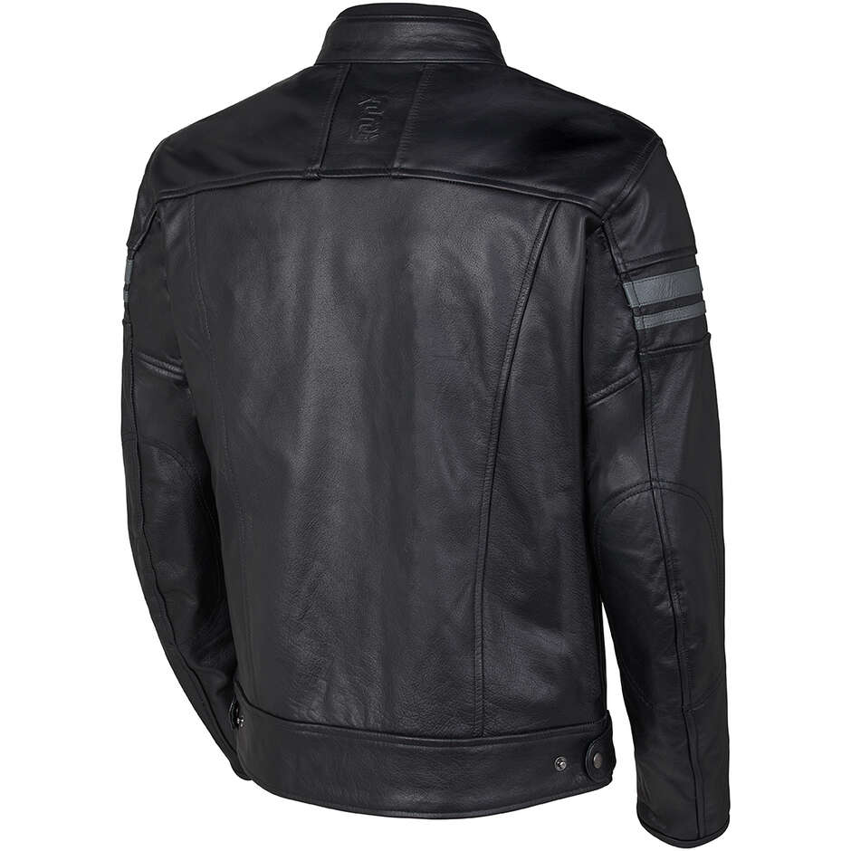 Oj Leather Motorcycle Jacket Atmospheres J214 LEGEND MAN Black