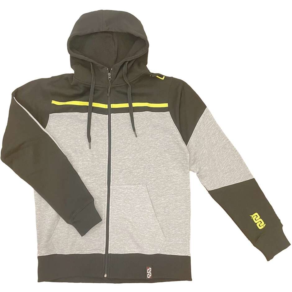 OJ LED LIGHT Hoodie Grey Black Yellow